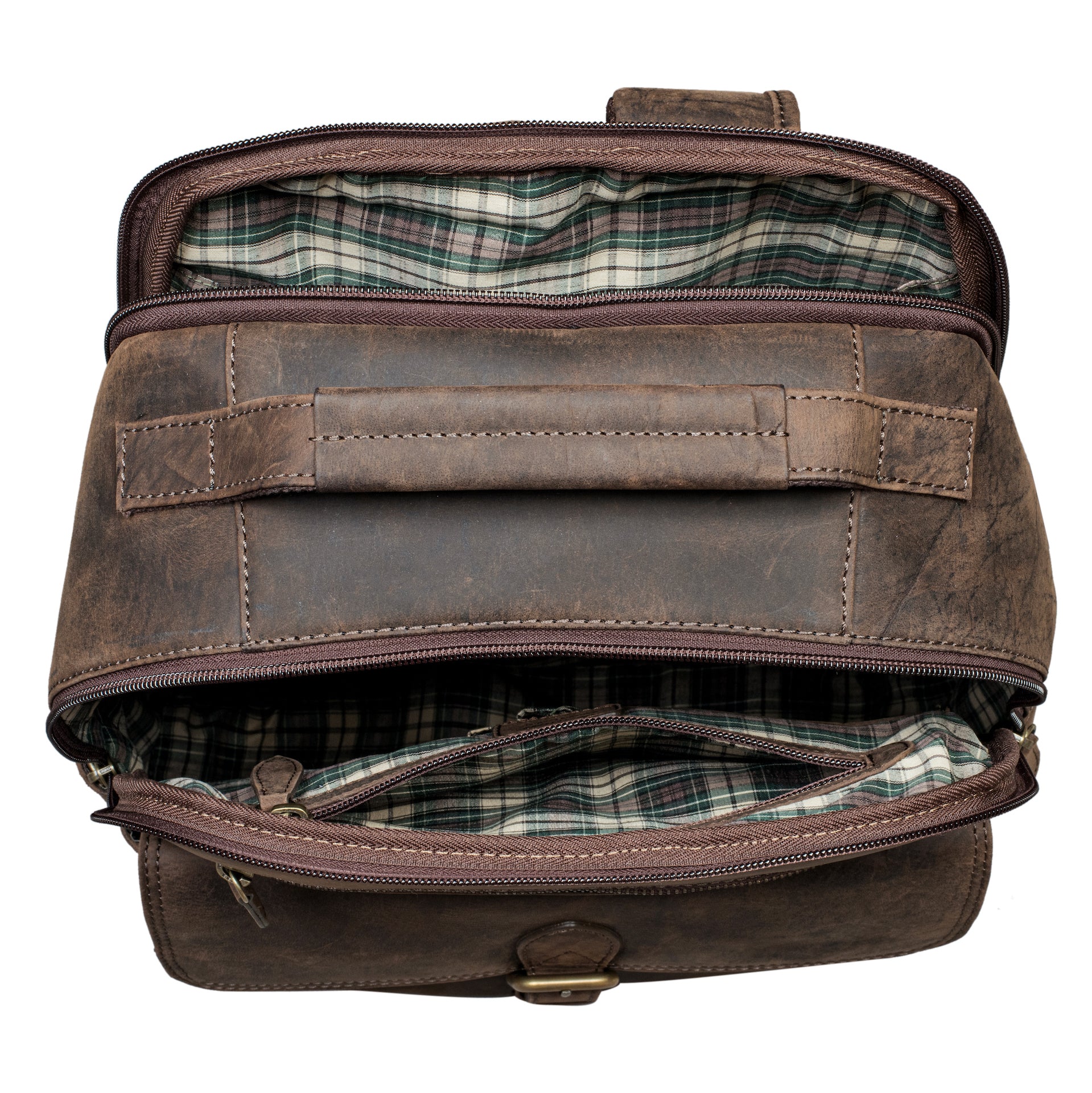 Benthill Rucksack Echt Leder | Reise Rucksack aus hochwertigem Rindsleder | Trekkingrucksack | Damen Herren Lederrucksack