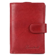 Benthill Geldbörse Damen Leder | Geldbeutel mit RFID Schutz aus Rindsleder | Portmonee mit 8 Kartenfächer Mittelgroß | Echt Leder Slim-Wallet Vintage inkl. Geschenkbox