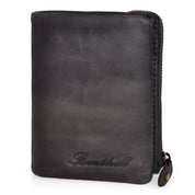 Benthill Kleine Geldbörse Echt Leder - Damen Geldbeutel mit RFID Schutz - 6 Kartenfächer - Slim-Wallet inkl. Geschenkbox