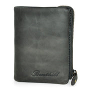 Benthill Kleine Geldbörse Echt Leder - Damen Geldbeutel mit RFID Schutz - 6 Kartenfächer - Slim-Wallet inkl. Geschenkbox