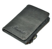 Benthill Kleine Geldbörse Echt Leder - Damen Geldbeutel mit RFID Schutz - 6 Kartenfächer - Slim-Wallet inkl. Geschenkbox