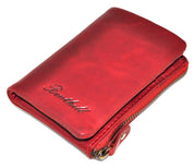Benthill Kleine Geldbörse Echt Leder - Damen Geldbeutel mit RFID Schutz - 6 Kartenfächer - Slim-Wallet inkl. Geschenkbox