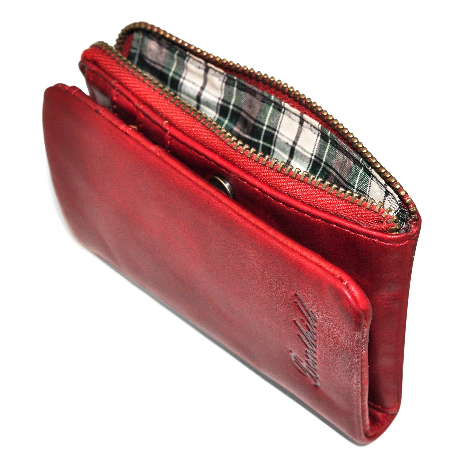 Benthill Kleine Geldbörse Echt Leder - Damen Geldbeutel mit RFID Schutz - 6 Kartenfächer - Slim-Wallet inkl. Geschenkbox