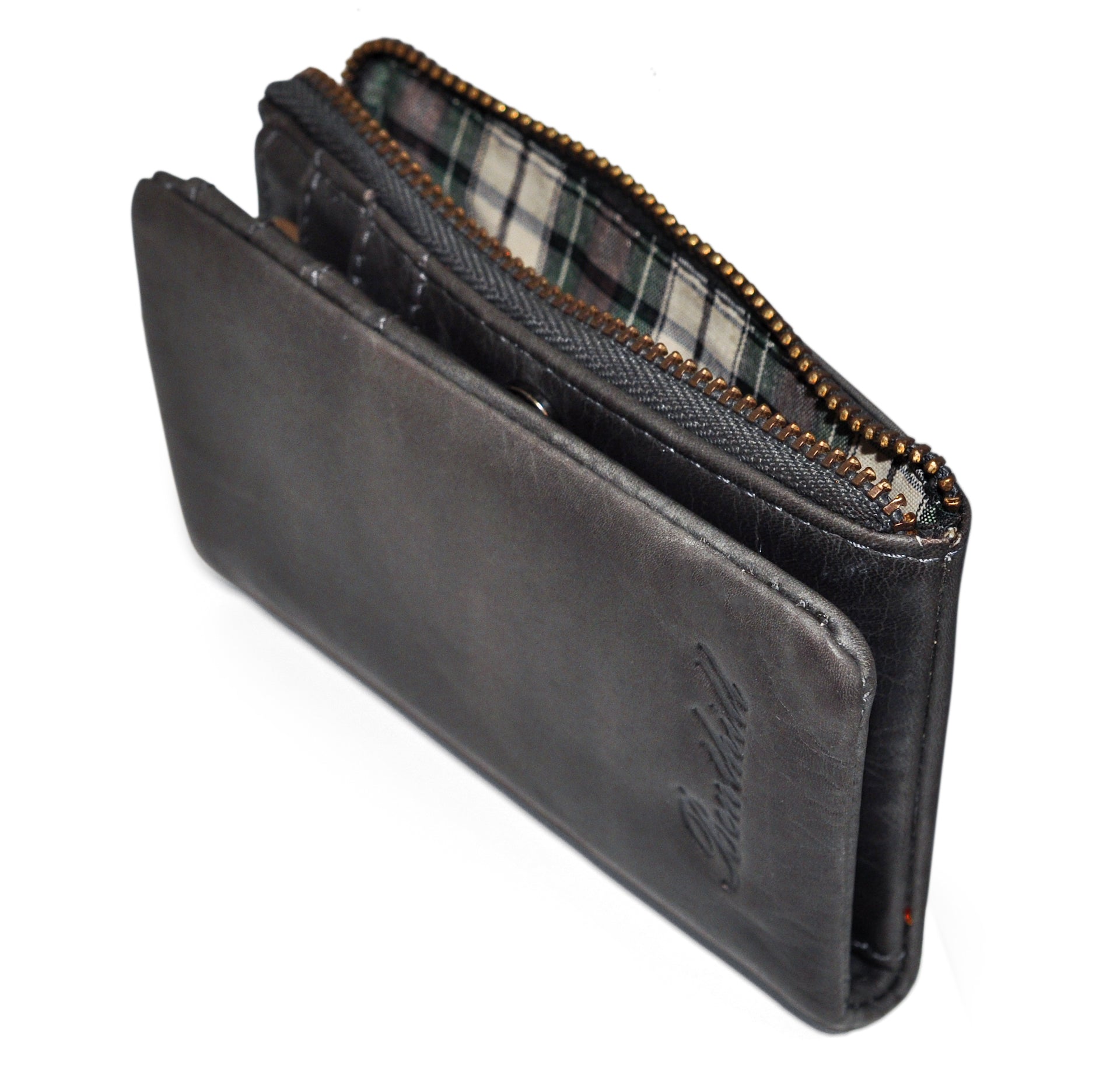 Benthill Kleine Geldbörse Echt Leder - Damen Geldbeutel mit RFID Schutz - 6 Kartenfächer - Slim-Wallet inkl. Geschenkbox