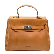 Benthill Damen Handtasche Echt-Leder - Henkeltasche aus weichem hochwertigem Echtleder - Vintage Umhängetasche - Schultertasche