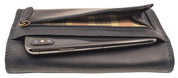 Benthill Portemonnaie Damen Leder - Hochwertige weiche Vintage EchtLeder Damen Geldbörse mit RFID Schutz - Grosse Damenbörse lang - Frauen Portmonee inkl. Geschenkbox