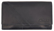 Benthill Portemonnaie Damen Leder - Hochwertige weiche Vintage EchtLeder Damen Geldbörse mit RFID Schutz - Grosse Damenbörse lang - Frauen Portmonee inkl. Geschenkbox