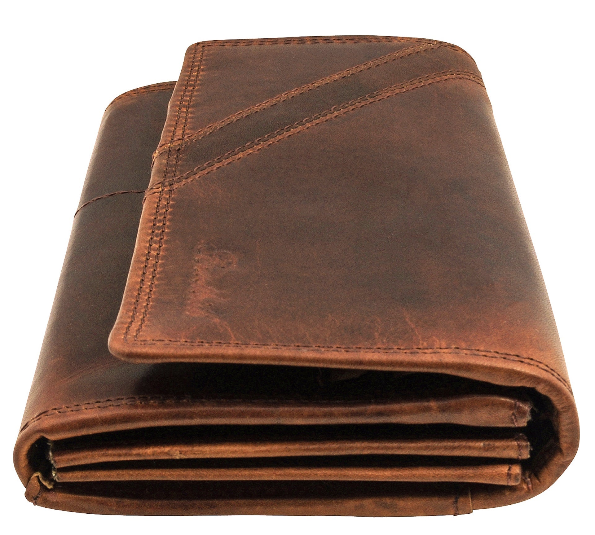 Benthill Portemonnaie Damen Leder - Hochwertige weiche Vintage EchtLeder Damen Geldbörse mit RFID Schutz - Grosse Damenbörse lang - Frauen Portmonee inkl. Geschenkbox