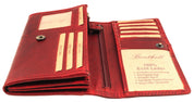 Benthill Portemonnaie Damen Leder - Hochwertige weiche Vintage EchtLeder Damen Geldbörse mit RFID Schutz - Grosse Damenbörse lang - Frauen Portmonee inkl. Geschenkbox