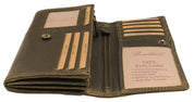 Benthill Portemonnaie Damen Leder - Hochwertige weiche Vintage EchtLeder Damen Geldbörse mit RFID Schutz - Grosse Damenbörse lang - Frauen Portmonee inkl. Geschenkbox