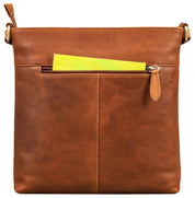 Benthill Shopper Damen Leder - Ledertasche mit Reißverschluss - Umhängetasche aus Echtleder - Handtasche Vintage - Bag Beutel - Schulterbeutel