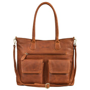 Benthill Handtasche Damen Leder | Vintage Henkeltasche aus echtem Rindsleder | Große Umhängetasche | Echt Leder Shopper