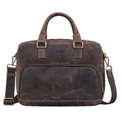 Benthill Aktentasche Leder Laptoptasche - Ledertasche für Herren und Damen Gross - Umhängetasche aus echtem Leder - Große Schultertasche für Laptop