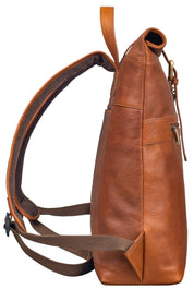 Benthill Rucksack aus Echt-Leder - Kurierrucksack Fahrradrucksack Trekkingrucksack - Damen Herren Leder-Rucksack