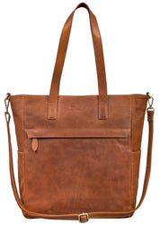 Benthill Shopper Damen Leder Groß - Ledertasche mit Reißverschluss - Umhängetasche aus Echtleder - Handtasche Vintage