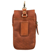 Benthill Gürteltasche aus Echtleder - Hüfttasche aus Rindsleder - Wandertasche für Damen & Herren - Organizer / Partytasche