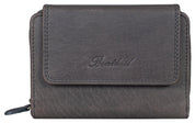 Benthill Damen Geldbörse Groß Echt Leder - Portemonnaie mit RFID Schutz - Portmonee mit vielen Kartenächer - Damenbörse inkl. Geschenkbox