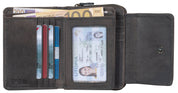 Benthill Damen Geldbörse Groß Echt Leder - Portemonnaie mit RFID Schutz - Portmonee mit vielen Kartenächer - Damenbörse inkl. Geschenkbox