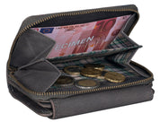 Benthill Damen Geldbörse Groß Echt Leder - Portemonnaie mit RFID Schutz - Portmonee mit vielen Kartenächer - Damenbörse inkl. Geschenkbox