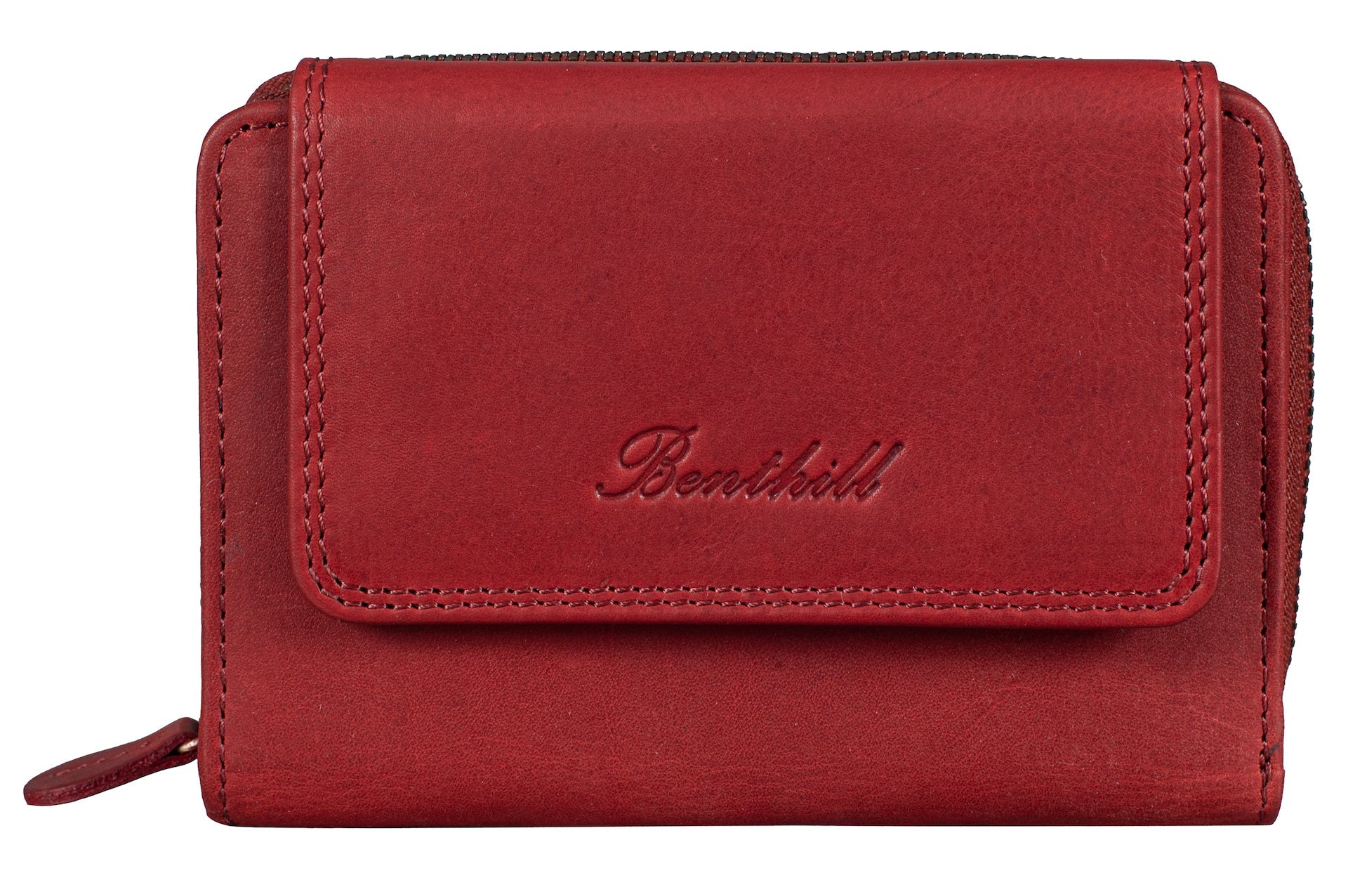Benthill Damen Geldbörse Groß Echt Leder - Portemonnaie mit RFID Schutz - Portmonee mit vielen Kartenächer - Damenbörse inkl. Geschenkbox