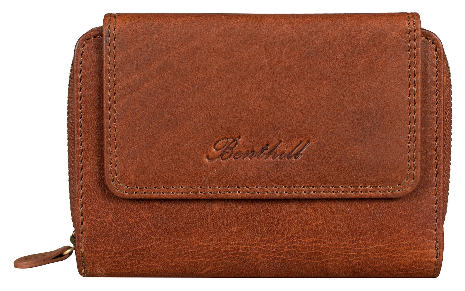 Benthill Damen Geldbörse Groß Echt Leder - Portemonnaie mit RFID Schutz - Portmonee mit vielen Kartenächer - Damenbörse inkl. Geschenkbox
