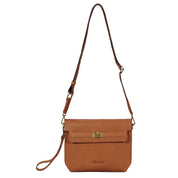 Benthill Handtasche Leder Klein Schmal | Handgelenktasche aus hochwertigem Rindsleder | Vintage Schultertasche | Umhängetasche