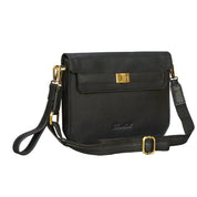 Benthill Handtasche Leder Klein Schmal | Handgelenktasche aus hochwertigem Rindsleder | Vintage Schultertasche | Umhängetasche