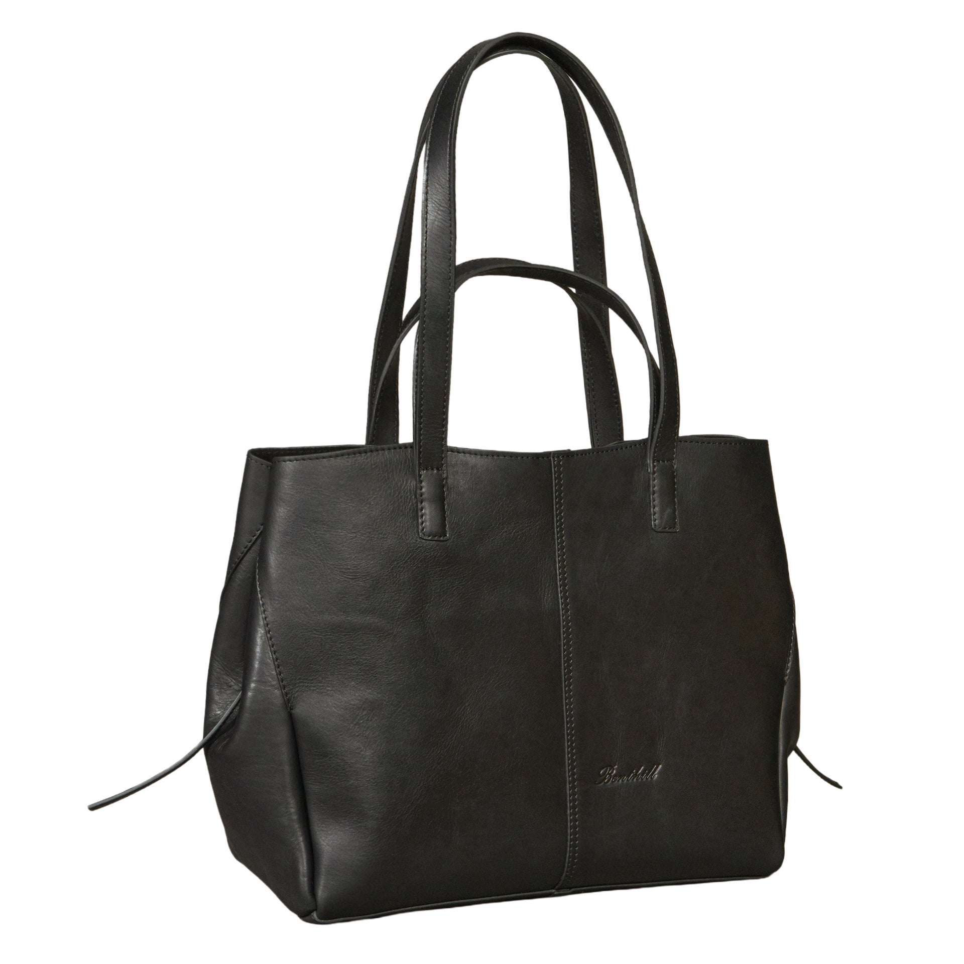 Benthill Handtasche Damen Leder | Shopper aus hochwertigem Echtleder | Umhängetasche Vintage Fashion Bag Beutel | Schultertasche