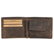 Benthill Geldbörse Herren Leder | Geldbeutel mit RFID-Schutz | Portemonnaie aus hochwertigem Rindsleder | Männer Brieftasche inkl. Geschenkbox