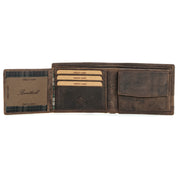 Benthill Geldbörse Herren Leder | Geldbeutel mit RFID-Schutz | Portemonnaie aus hochwertigem Rindsleder | Männer Brieftasche inkl. Geschenkbox