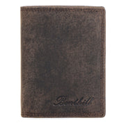 Benthill Geldbörse Herren Leder mit RFID | Portemonnaie aus hochwertigem Rindsleder | Ledergeldbörse Männer inkl. Geschenkbox