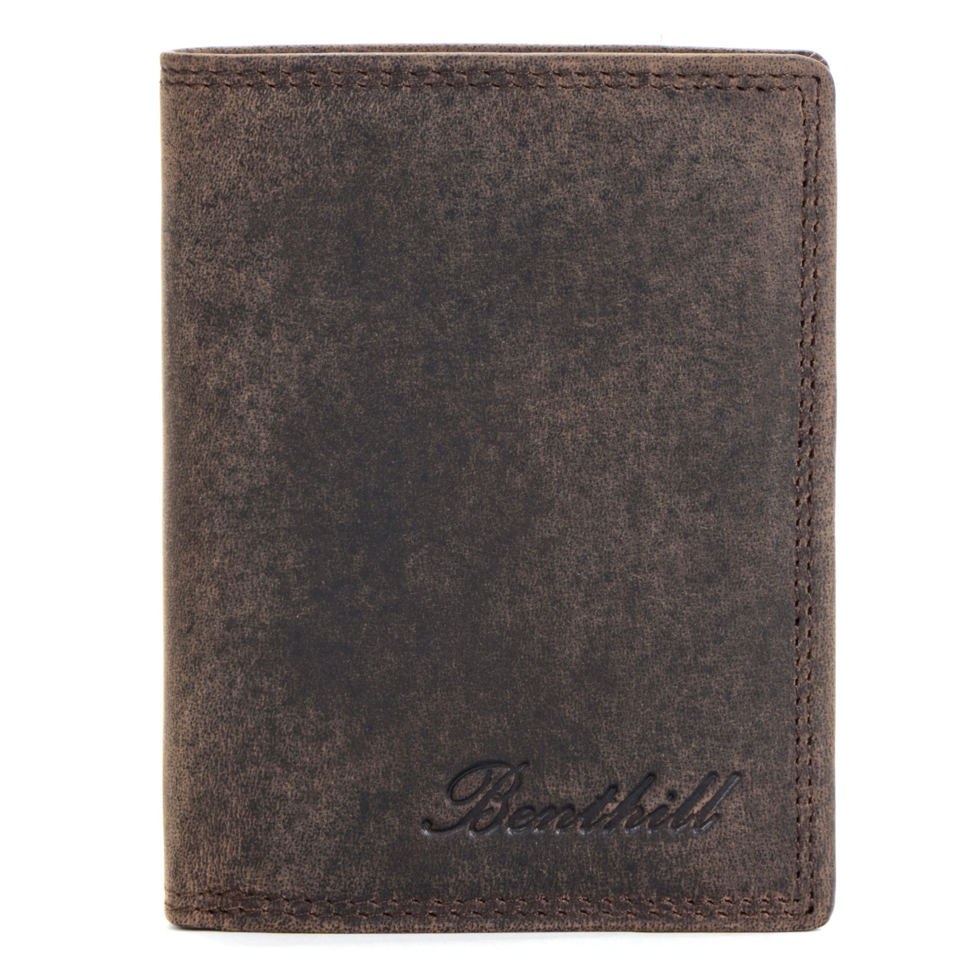 Benthill Geldbörse Herren Leder mit RFID | Portemonnaie aus hochwertigem Rindsleder | Ledergeldbörse Männer inkl. Geschenkbox