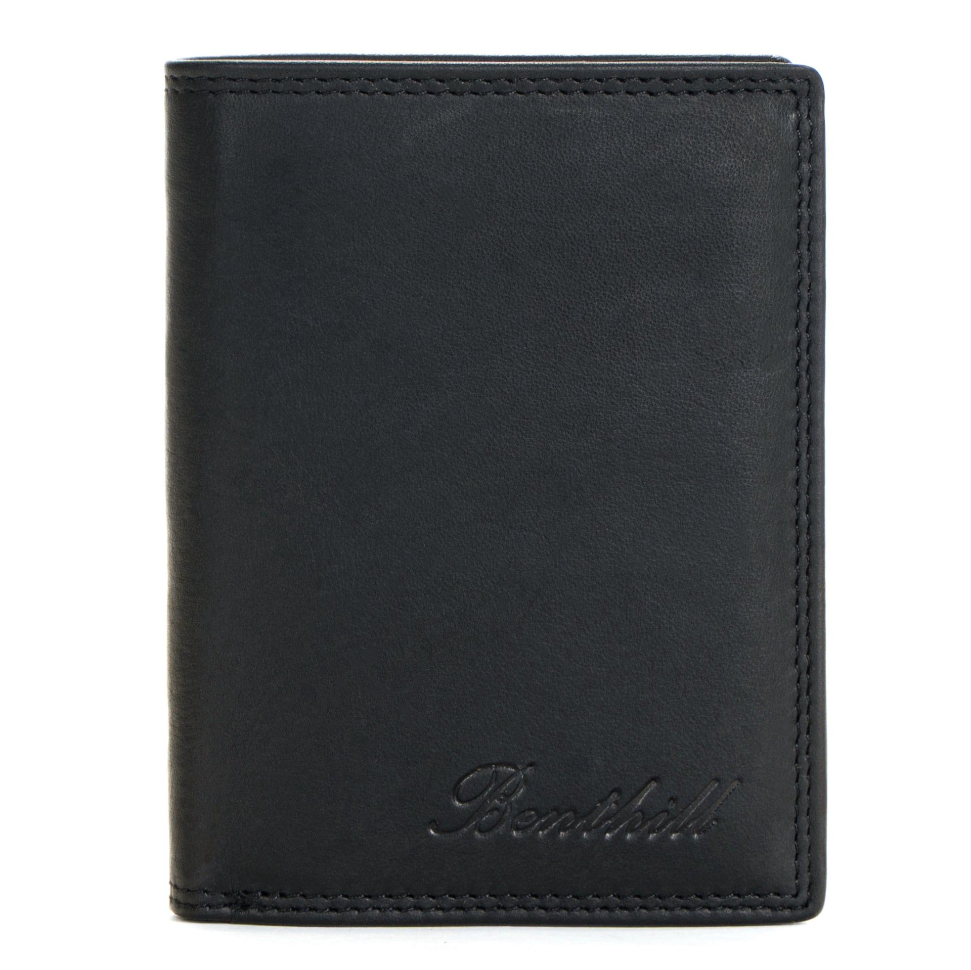 Benthill Geldbörse Herren Leder mit RFID | Portemonnaie aus hochwertigem Rindsleder | Ledergeldbörse Männer inkl. Geschenkbox