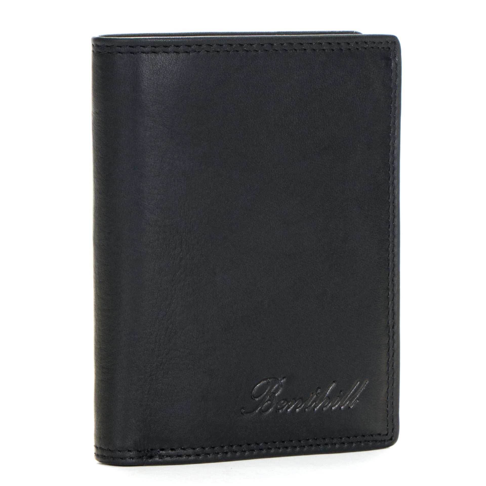 Benthill Geldbörse Herren Leder mit RFID | Portemonnaie aus hochwertigem Rindsleder | Ledergeldbörse Männer inkl. Geschenkbox