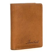 Benthill Geldbörse Herren Leder mit RFID | Portemonnaie aus hochwertigem Rindsleder | Ledergeldbörse Männer inkl. Geschenkbox