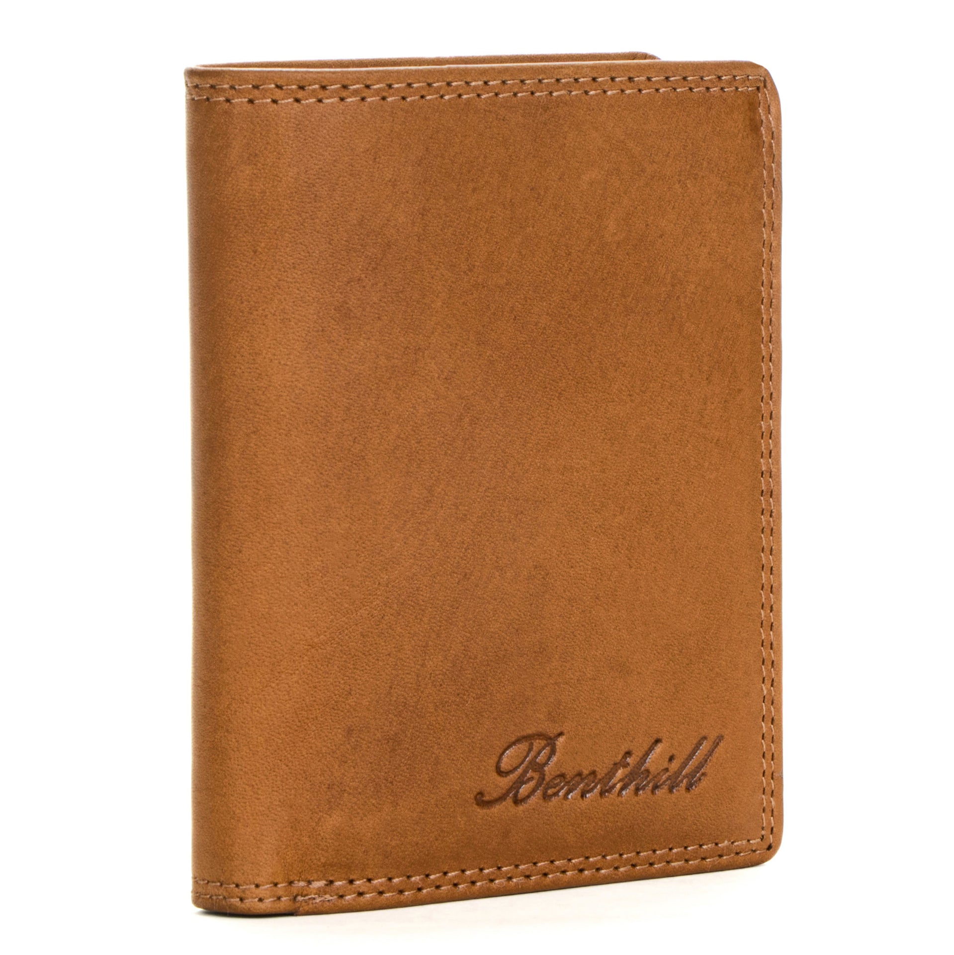 Benthill Geldbörse Herren Leder mit RFID | Portemonnaie aus hochwertigem Rindsleder | Ledergeldbörse Männer inkl. Geschenkbox