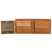 Benthill Geldbörse Herren Leder | Geldbeutel mit RFID-Schutz | Portemonnaie aus hochwertigem Rindsleder | Männer Brieftasche inkl. Geschenkbox