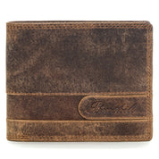 Benthill Geldbörse Herren Leder | Geldbeutel mit RFID-Schutz | Portemonnaie aus hochwertigem Rindsleder | Männer Brieftasche inkl. Geschenkbox