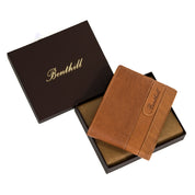 Benthill Geldbörse Herren Leder | Geldbeutel mit RFID-Schutz | Portemonnaie aus hochwertigem Rindsleder | Männer Brieftasche inkl. Geschenkbox