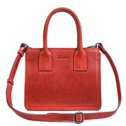 Benthill Handtasche Damen Echt Leder | Henkeltasche aus hochwertigem Rindsleder | Kleine Vintage Tasche Hobo Bag Beutel