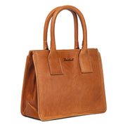 Benthill Handtasche Damen Echt Leder | Henkeltasche aus hochwertigem Rindsleder | Kleine Vintage Tasche Hobo Bag Beutel