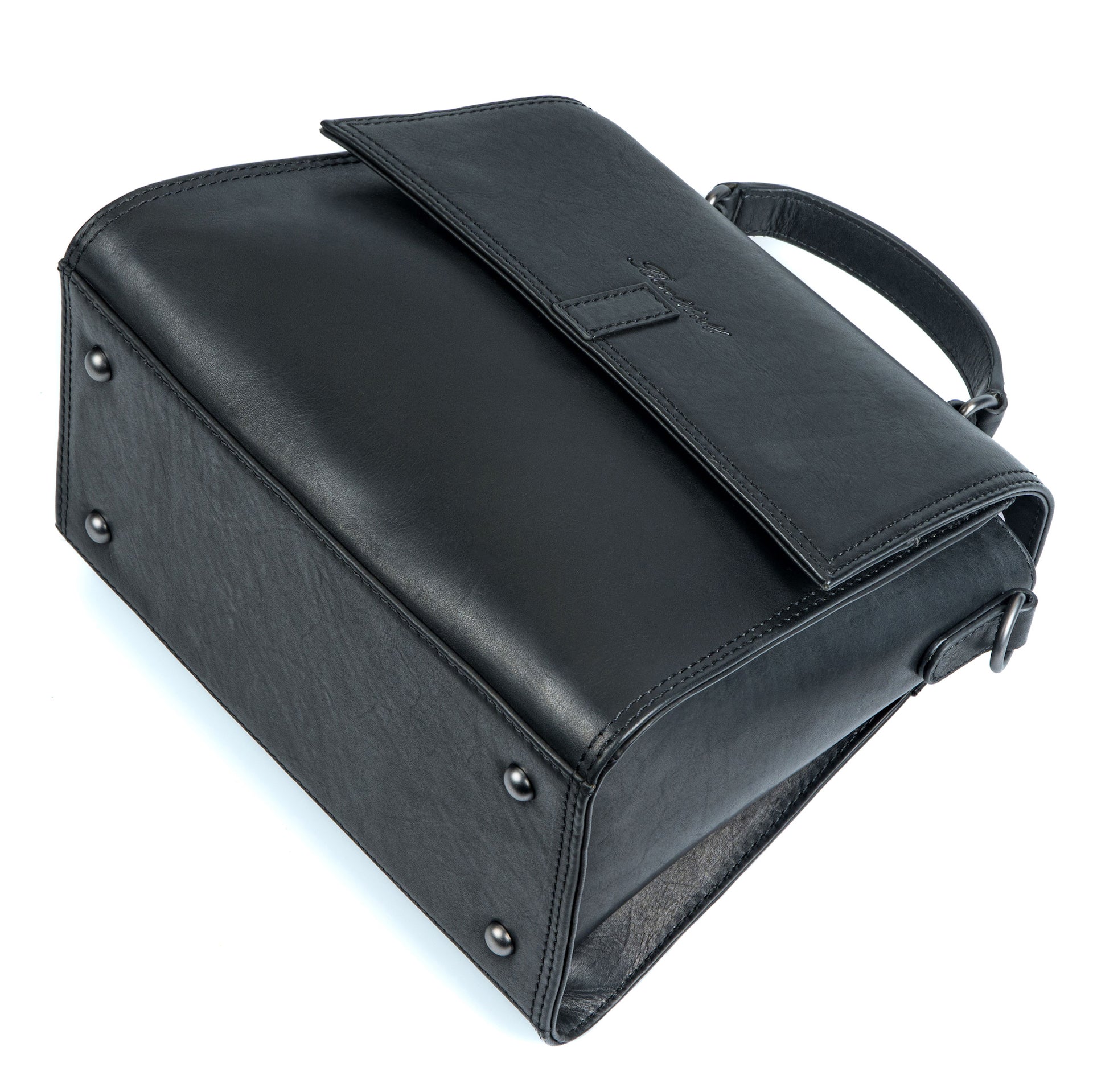 Benthill Kleine Handtasche Damen Echt Leder | Henkeltasche aus hochwertigem Rindsleder | Kleine Vintage Tasche Hobo Bag Beutel