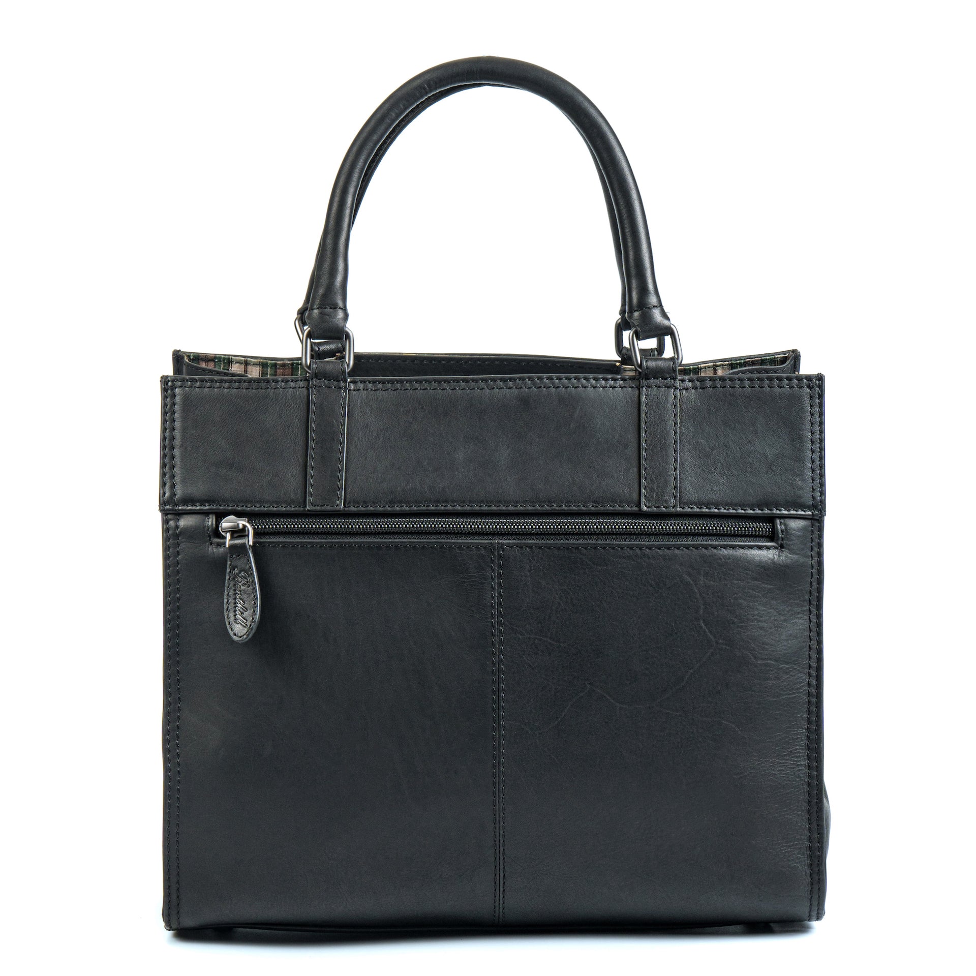 Benthill Handtasche Damen Echt Leder | Hochwertige Tasche aus echtem Rindsleder | Vintage Henkeltasche mit Fächern | Damen Schultertasche Gross mit viel Platz