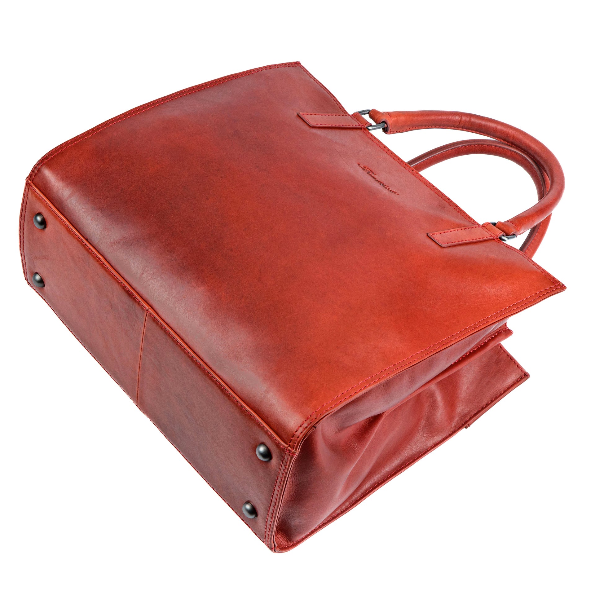 Benthill Handtasche Damen Echt Leder | Hochwertige Tasche aus echtem Rindsleder | Vintage Henkeltasche mit Fächern | Damen Schultertasche Gross mit viel Platz