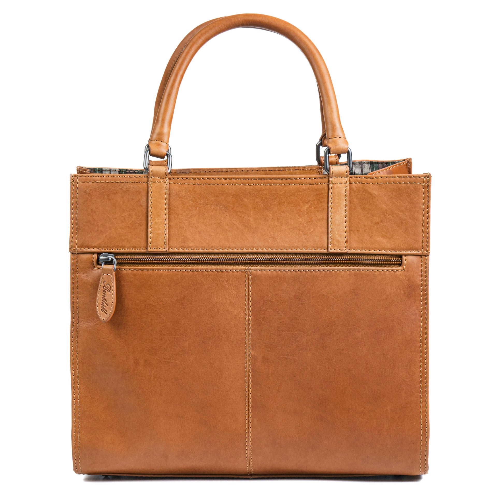 Benthill Handtasche Damen Echt Leder | Hochwertige Tasche aus echtem Rindsleder | Vintage Henkeltasche mit Fächern | Damen Schultertasche Gross mit viel Platz