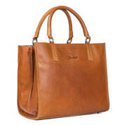 Benthill Handtasche Damen Echt Leder | Hochwertige Tasche aus echtem Rindsleder | Vintage Henkeltasche mit Fächern | Damen Schultertasche Gross mit viel Platz