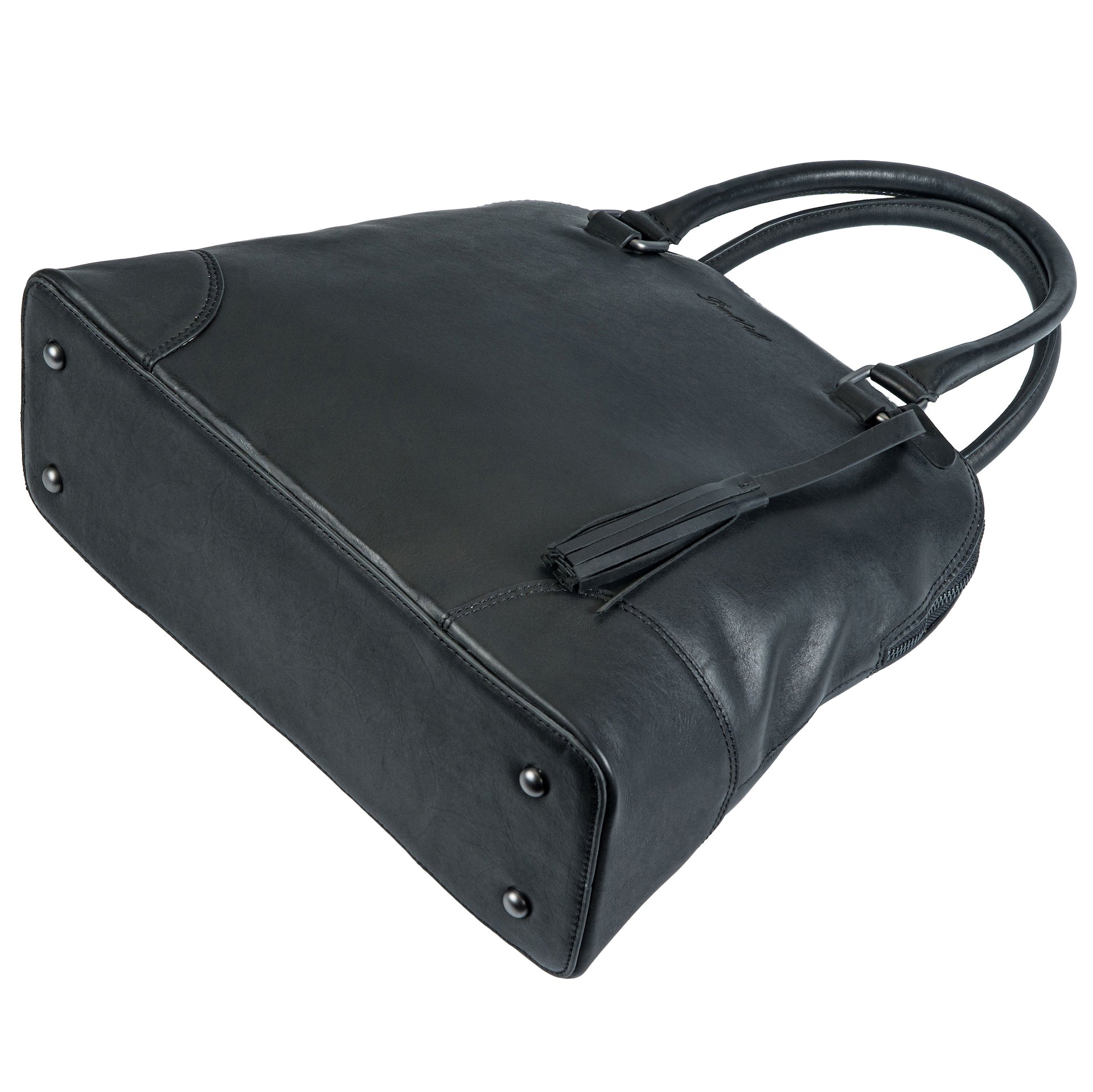 Benthill Handtasche Damen Echt Leder | Henkeltasche aus hochwertigem Rindsleder | Umhängetasche Groß Vintage  Bag Beutel