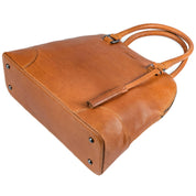 Benthill Handtasche Damen Echt Leder | Henkeltasche aus hochwertigem Rindsleder | Umhängetasche Groß Vintage  Bag Beutel