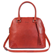 Benthill Handtasche Damen Echt Leder | Henkeltasche aus hochwertigem Rindsleder | Umhängetasche Groß Vintage  Bag Beutel