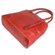 Benthill Handtasche Damen Echt Leder | Henkeltasche aus hochwertigem Rindsleder | Umhängetasche Groß Vintage  Bag Beutel